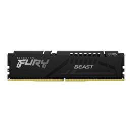 Kingston Pamięć DDR5 Kingston Fury Beast 8GB (1x8GB) 4800MHz CL38 1,1V Czarna