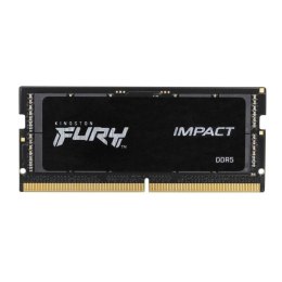 Kingston Pamięć DDR5 Kingston Fury Impact 16GB (2x8GB) 4800MHz CL38 1,1V Czarna