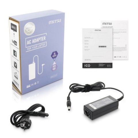 Zasilacz Mitsu 19v 2.1a (5.5x3.0 pin) 40W do Samsung Zasilacz Mitsu 19v 2.1a (5.5x3.0 pin) 40W do Samsung