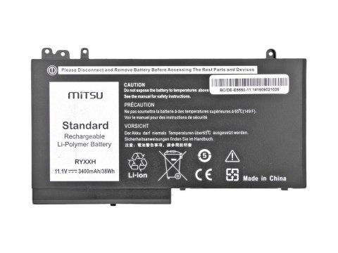 Bateria Mitsu do Dell Latitude E5450, E5550 - 11.1V Bateria Mitsu do Dell Latitude E5450, E5550 - 11.1V