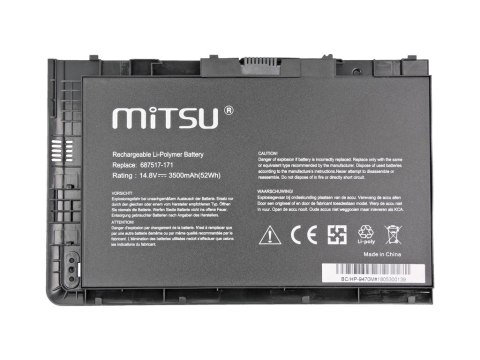 Bateria Mitsu do HP EliteBook Folio 9470m Bateria Mitsu do HP EliteBook Folio 9470m