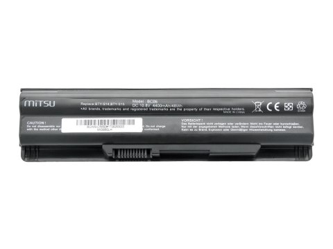 Bateria Mitsu do MSI CR650, A6500 Bateria Mitsu do MSI CR650, A6500