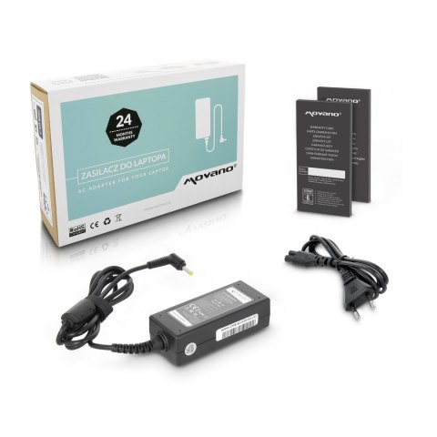 Zasilacz Movano 19v 2.37a (4.0x1.7) 45W do Toshiba Zasilacz Movano 19v 2.37a (4.0x1.7) 45W do Toshiba