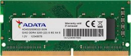 ADATA Pamięć SODIMM DDR4 ADATA Premier 8GB (1x8GB) 3200MHz CL22 1,2V Green