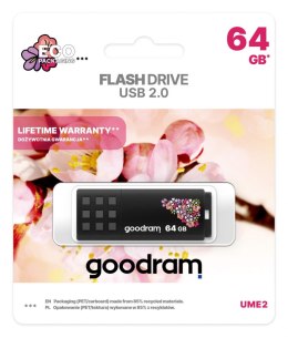 Goodram Pendrive GOODRAM 64GB UME2-SPRING BLACK USB 2.0