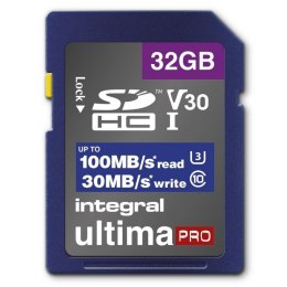 INTEGRAL Karta pamięci SDHC INTEGRAL High Speed V30 UHS-I U3 32GB