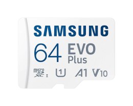 Samsung Karta pamięci Samsung EVO Plus microSDXC 64GB (130 MB/s) + adapter
