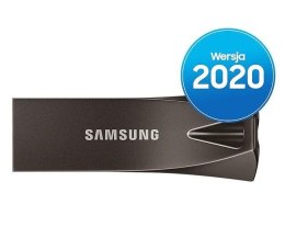 Samsung Pendrive Samsung BAR Plus 2020 128GB USB 3.1 Flash Drive 400 MB/s Titan Gray