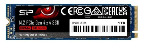 SILICON POWER Dysk SSD Silicon Power UD85 1TB M.2 PCIe NVMe Gen4x4 NVMe 1.4 3600/2800 MB/s