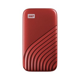 Western Digital Dysk zewnętrzny SSD WD My Passport 1TB USB 3.2 Type-C WDBAGF0010BRD-WESN Red