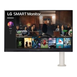 LG Monitor LG 31,5" Smart 32SQ780S-W Ergo 4K UHD 2xHDMI 3x USB 2.0 USB-C webOS