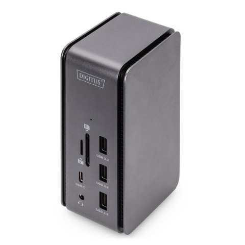 Digitus Stacja dokująca DIGITUS USB 4.0 Typ C 14-portów 8K 30Hz HDMI, DP 1.4, PD 3.0, SD microSD, RJ45 Digitus Stacja dokująca DIGITUS USB 4.0 Typ C 14-portów 8K 30Hz HDMI, DP 1.4, PD 3.0, SD microSD, RJ45