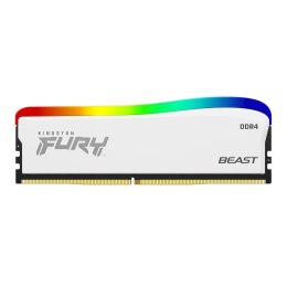 Kingston Pamięć DDR4 Kingston Fury Beast RGB SE 8GB (1x8GB) 3200MHz CL16 1,35V Biały
