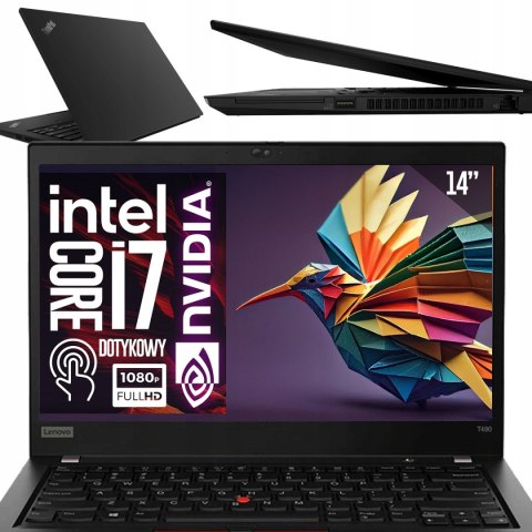 Mały i Cienki Lenovo 14 Dotykowy ThkinPad T490 16GB SSD 512GB Nvidia MX250