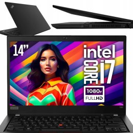 MAŁY i LEKKI Lenovo 14 ThkinPad T490 i7 8th Gen DDR4 16GB SSD 512GB FullHD