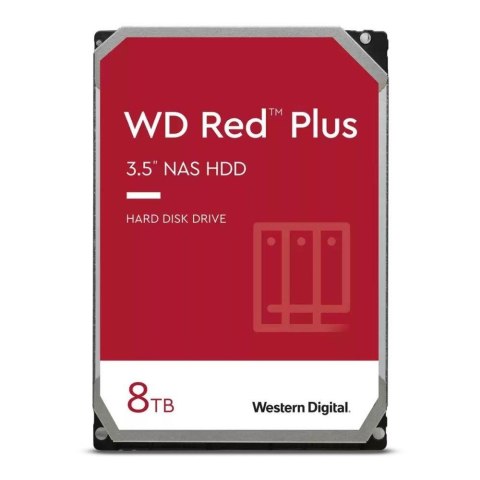 Western Digital Dysk WD Red™ Plus WD80EFPX 8TB 3,5" 5640 256MB SATA III Western Digital Dysk WD Red™ Plus WD80EFPX 8TB 3,5" 5640 256MB SATA III