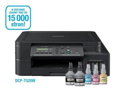 Brother Urządzenie wielofunkcyjne Brother DCP-T520W 3 w 1 Brother Urządzenie wielofunkcyjne Brother DCP-T520W 3 w 1