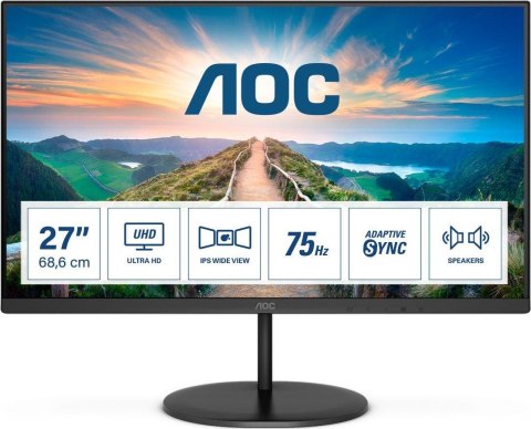 AOC Monitor AOC 27" U27V4EA 2xHDMI DP głośniki AOC Monitor AOC 27" U27V4EA 2xHDMI DP głośniki