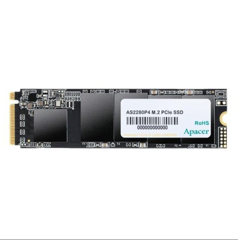 Apacer Dysk SSD Apacer AS2280P4 1TB M.2 PCIe NVMe Gen3 x4 2280 (3000/2000 MB/s) 3D TLC