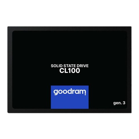 Goodram Dysk SSD GOODRAM CL100 960GB SATA III 2,5" GEN.3 (540/460 MB/s) 7mm Goodram Dysk SSD GOODRAM CL100 960GB SATA III 2,5" GEN.3 (540/460 MB/s) 7mm