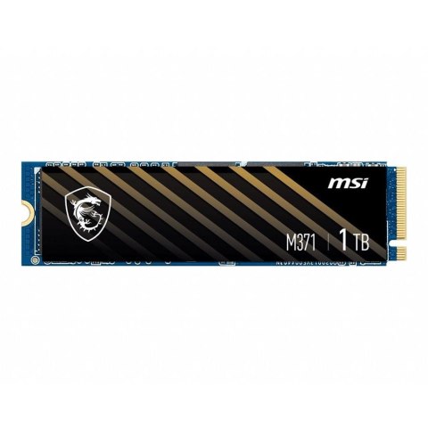 MSI Dysk SSD MSI SPATIUM M371 1TB PCIe Gen3x4 NVMe M.2 2280 (2350/1700 MB/s) 3D NAND MSI Dysk SSD MSI SPATIUM M371 1TB PCIe Gen3x4 NVMe M.2 2280 (2350/1700 MB/s) 3D NAND