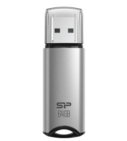 SILICON POWER Pendrive Silicon Power Marvel M02 64GB USB 3.2 kolor srebrny ALU