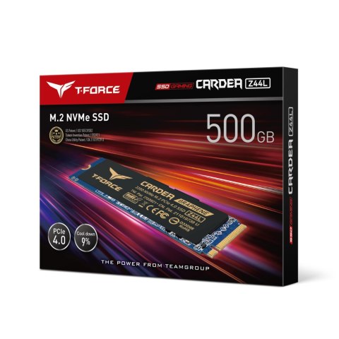 Team Group Dysk SSD Team Group T-FORCE Cardea Z44L 500GB M.2 PCIe NVMe Gen4 x4 (3300/2400)