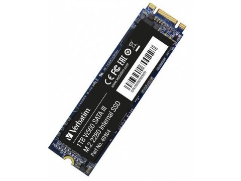 Verbatim Dysk SSD wewnętrzny Verbatim Vi560 S3 1TB M.2 2280 SATA Verbatim Dysk SSD wewnętrzny Verbatim Vi560 S3 1TB M.2 2280 SATA