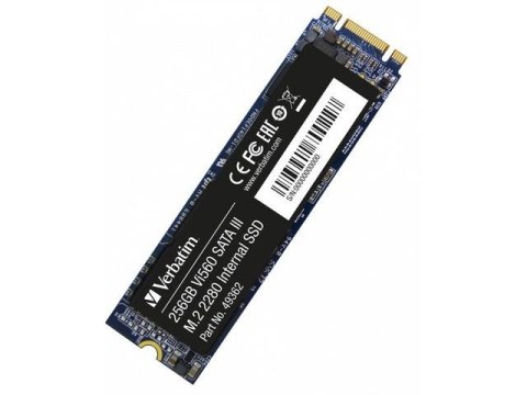 Verbatim Dysk SSD wewnętrzny Verbatim Vi560 S3 256GB M.2 2280 SATA Verbatim Dysk SSD wewnętrzny Verbatim Vi560 S3 256GB M.2 2280 SATA