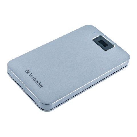 Verbatim Dysk zewnętrzny Verbatim 1TB Executive FingerPrint Secure 2.5" USB-C 3.0 z czytnikiem linii papilarnych Verbatim Dysk zewnętrzny Verbatim 1TB Executive FingerPrint Secure 2.5" USB-C 3.0 z czytnikiem linii papilarnych