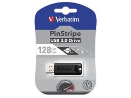 VERBATIM Pendrive Verbatim 128GB PinStripe USB 3.0