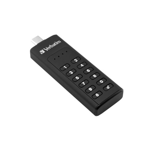 Verbatim Pendrive Verbatim Keypad Secure 128GB USB-C 3.0 z klawiaturą Verbatim Pendrive Verbatim Keypad Secure 128GB USB-C 3.0 z klawiaturą