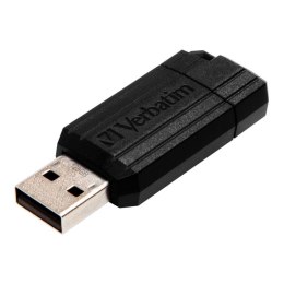 VERBATIM Pendrive Verbatim PinStripe 128GB USB 2.0 Black