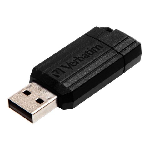 VERBATIM Pendrive Verbatim PinStripe 128GB USB 2.0 Black