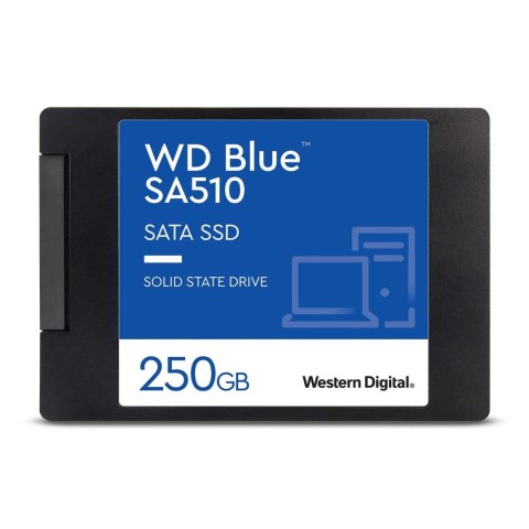 Western Digital Dysk SSD WD Blue SA510 250GB 2,5"/7mm (555/440 MB/s) WDS250G3B0A