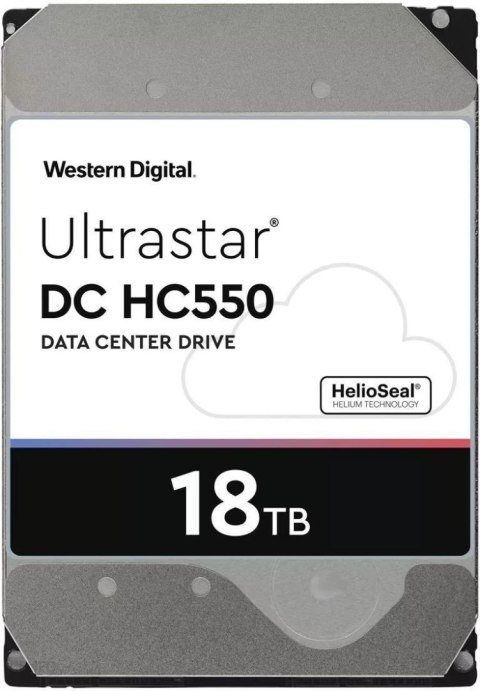 Western Digital Dysk Western Digital Ultrastar DC HC550 He18 18TB 3,5" 7200 512MB SATA III 512e SE WUH721818ALE6L4