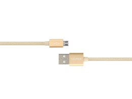 Kabel ROMOSS micro USB (ładowanie, komunikacja) - gold / złoty