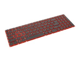 Klawiatura laptopa do Acer Nitro 5 AN515 - taśma 28pin czerwona (numeryczna, podświetlana)