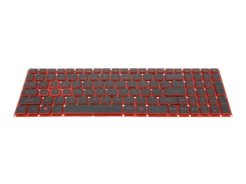 Klawiatura laptopa do Acer Nitro 5 AN515 - taśma 28pin czerwona (numeryczna, podświetlana) Klawiatura laptopa do Acer Nitro 5 AN515 - taśma 28pin czerwona (numeryczna, podświetlana)
