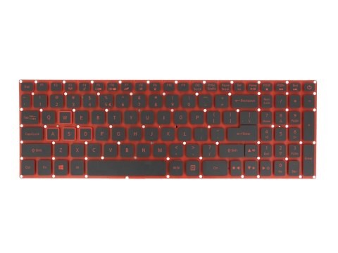 Klawiatura laptopa do Acer Nitro 5 AN515 - taśma 28pin czerwona (numeryczna, podświetlana) Klawiatura laptopa do Acer Nitro 5 AN515 - taśma 28pin czerwona (numeryczna, podświetlana)
