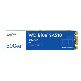 Western Digital Dysk SSD WD Blue SA510 500GB M.2 SATA 2280 (560/510 MB/s) WDS500G3B0B