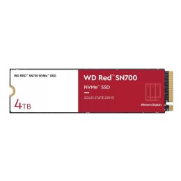 Western Digital Dysk SSD WD Red SN700 4TB M.2 2280 NVMe (3400/3100 MB/s) WDS400T1R0C