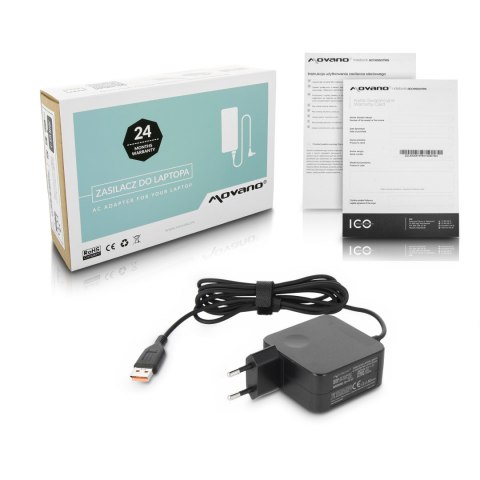 Zasilacz Movano 20v 2a (prostokątny Yoga 3 - Yoga 4) 40W do Tablet Lenovo Yoga3 Pro Zasilacz Movano 20v 2a (prostokątny Yoga 3 - Yoga 4) 40W do Tablet Lenovo Yoga3 Pro