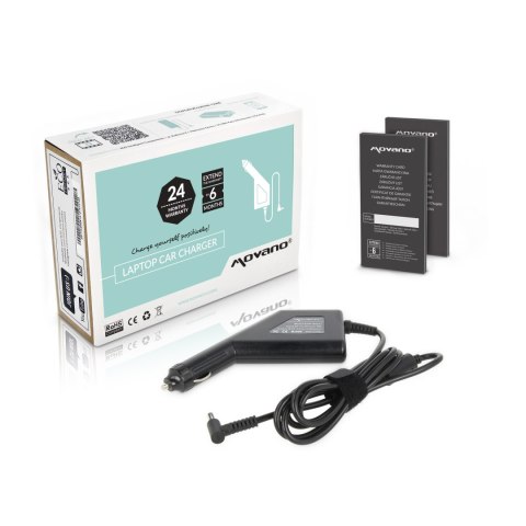 Zasilacz samochodowy Movano 19.5v 2.31a (4.5x3.0 pin) 45W do HP Zasilacz samochodowy Movano 19.5v 2.31a (4.5x3.0 pin) 45W do HP