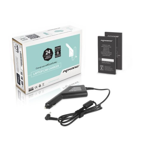 Zasilacz samochodowy Movano 19v 3.42a (4.0x1.35) 65W do Asus Zasilacz samochodowy Movano 19v 3.42a (4.0x1.35) 65W do Asus