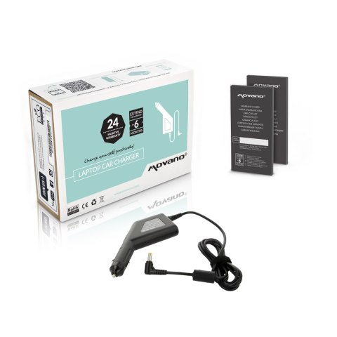 Zasilacz samochodowy Movano 19v 3.42a (5.5x2.5) 65W do Asus, Toshiba, Lenovo, MSI, itd Zasilacz samochodowy Movano 19v 3.42a (5.5x2.5) 65W do Asus, Toshiba, Lenovo, MSI, itd