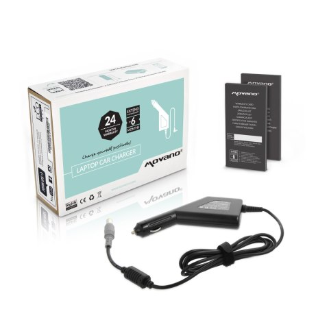 Zasilacz samochodowy Movano 20v 4.5a (8.0x5.5 pin) 90W do Lenovo Zasilacz samochodowy Movano 20v 4.5a (8.0x5.5 pin) 90W do Lenovo