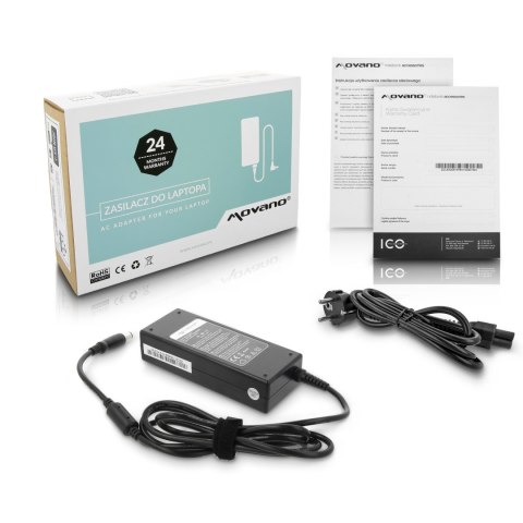 Zasilacz Movano 19.5v 4.62a (7.4x5.0 pin) 90W do Dell Zasilacz Movano 19.5v 4.62a (7.4x5.0 pin) 90W do Dell