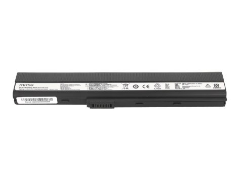Bateria Mitsu do Asus A52, K52 Bateria Mitsu do Asus A52, K52