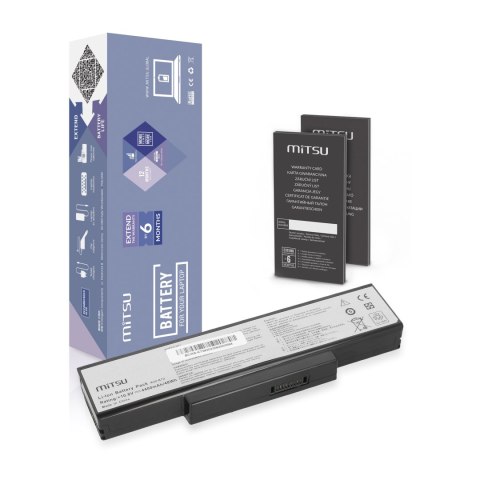 Bateria Mitsu do Asus K72, K73, N73, X77 Bateria Mitsu do Asus K72, K73, N73, X77
